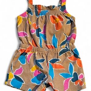 Carter’s Tropical Floral Baby Girl Romper Size 3M